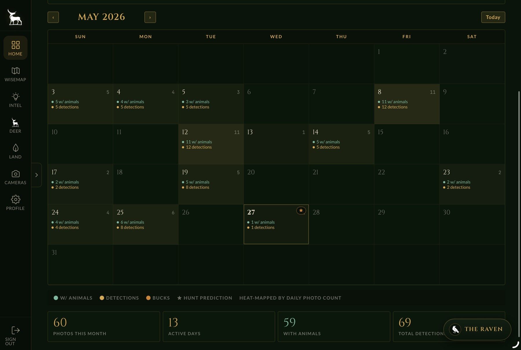 Whitetail Wise — Season Calendar