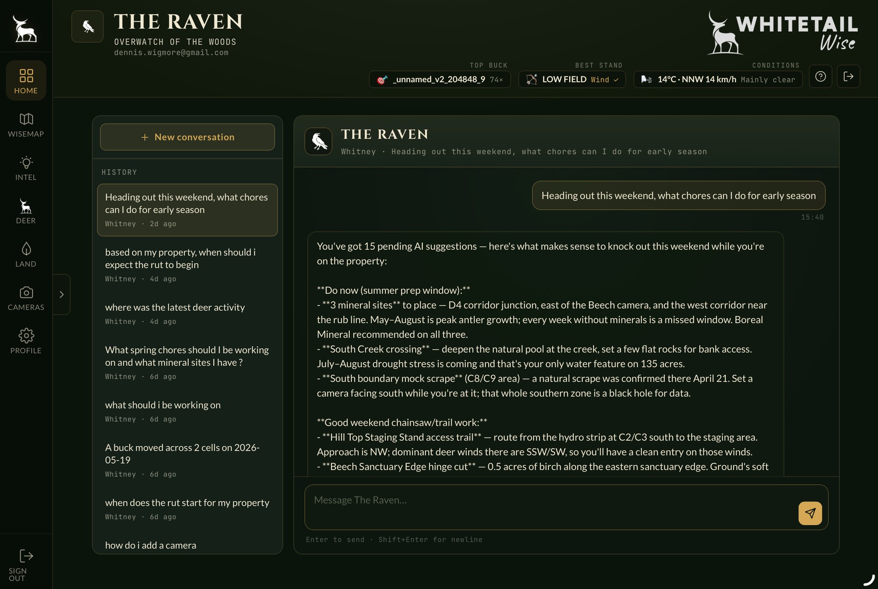 Whitetail Wise — The Raven